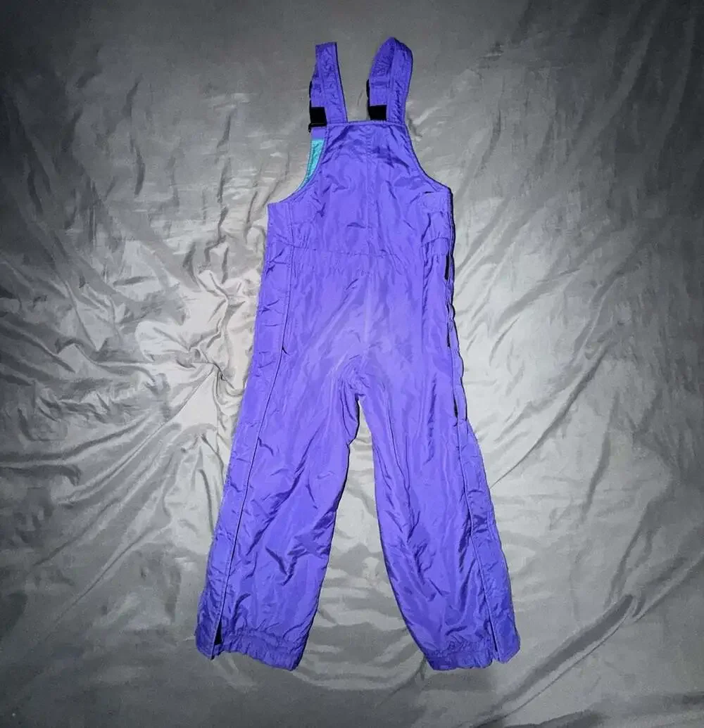Vintage L.L. Bean Kids Thinsulate Insulated Snow Bib Overalls Size XXS